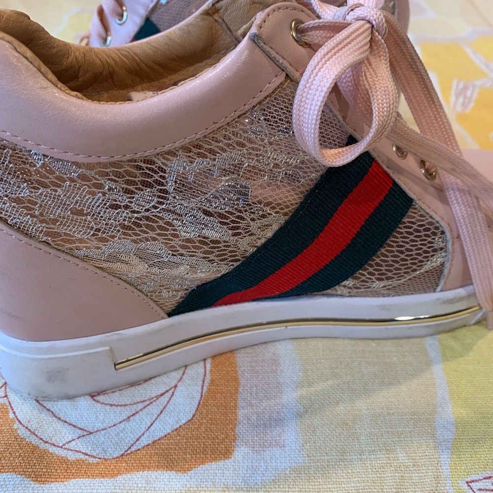 Gucci Laced Wedge Sneakers Size 37 - Picture 10 of 16